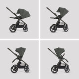 Silver Cross Cove 2 BeSafe Go Beyond 2 Car Seat and Base Travel System - Pewter - Pewter pushchair image 5