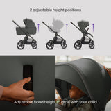 Silver Cross Cove 2 Pushchair Bundle with Accessories – Pewter 7