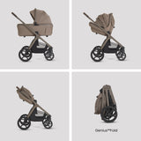 Silver Cross Cove 2 Ultimate Bundle inc Glide Car Seat & Base Plus - Champagne 3