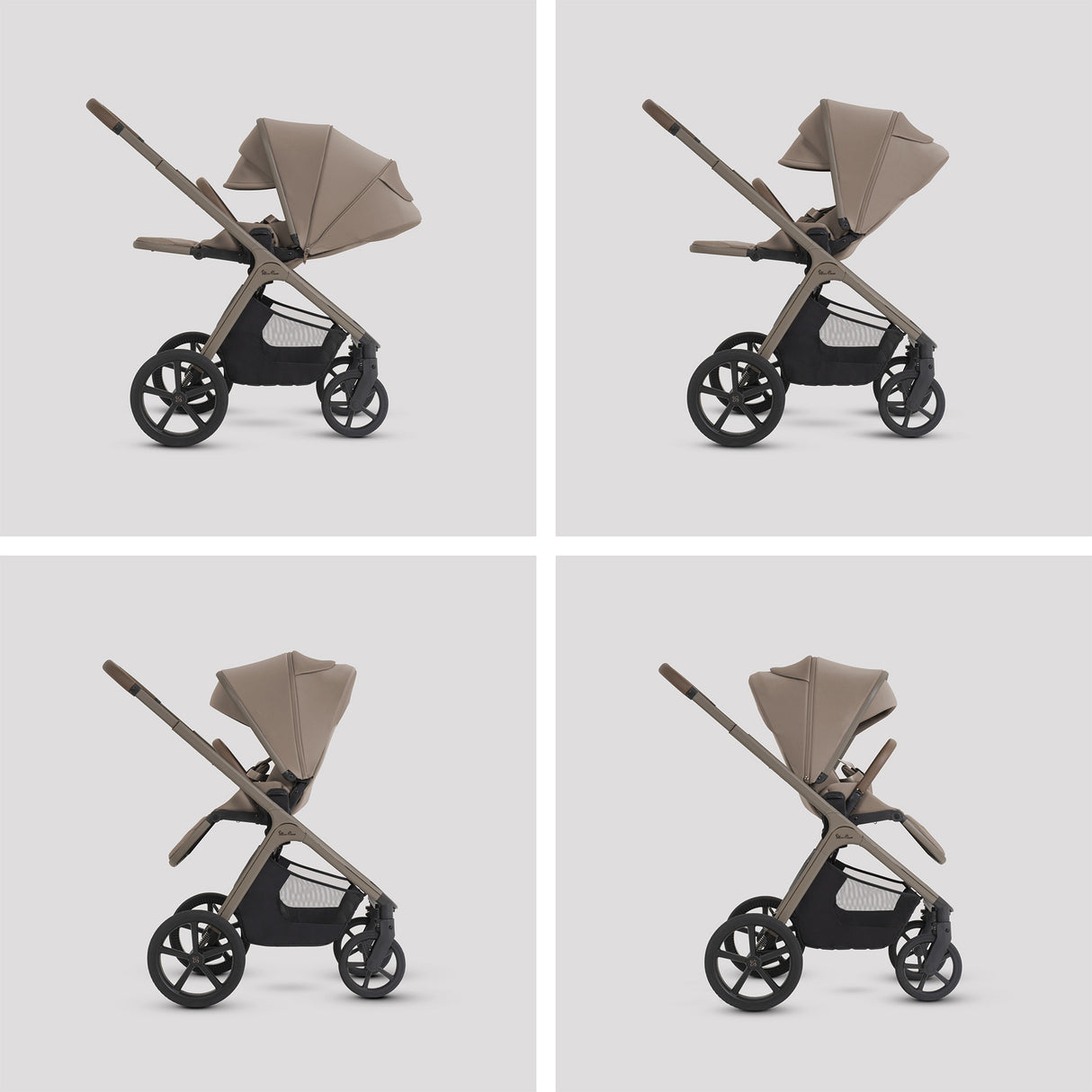 Silver Cross Cove 2 Ultimate Bundle inc Glide Car Seat & Base Plus - Champagne 5
