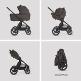 Silver Cross Cove 2 Ultimate Bundle inc Glide Car Seat & Base Plus - Chocolate 3