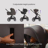 Silver Cross Cove 2 Ultimate Bundle inc Glide Car Seat & Base Plus - Chocolate 4