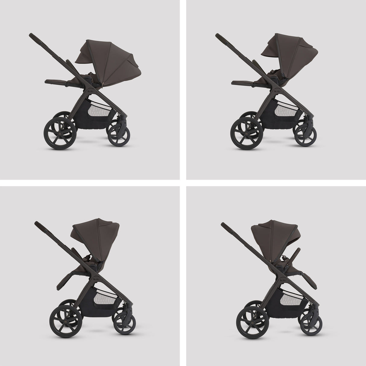 Silver Cross Cove 2 Ultimate Bundle inc Glide Car Seat & Base Plus - Chocolate 5