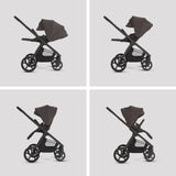 Silver Cross Cove 2 Ultimate Bundle inc Glide Car Seat & Base Plus - Chocolate 5