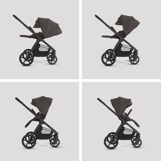 Silver Cross Cove 2 Ultimate Bundle inc Glide Car Seat & Base Plus - Chocolate 5