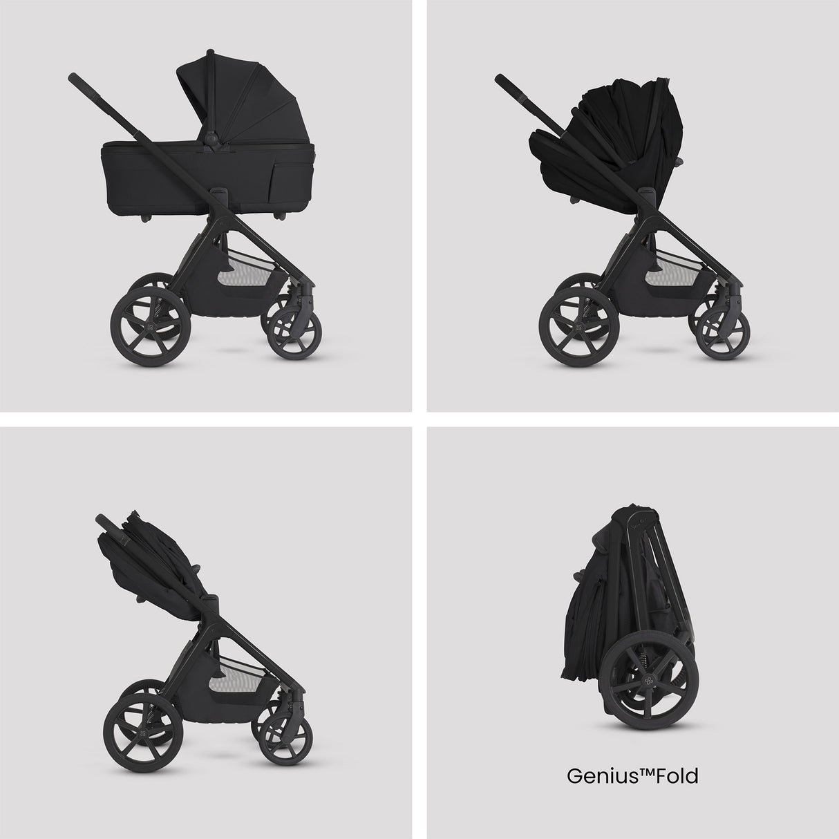 Silver Cross Cove 2 Ultimate Bundle inc Glide Car Seat & Base Plus - Onyx 3