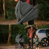 Silver Cross Cove 2 Ultimate Bundle inc Glide Car Seat & Base Plus - Pewter 2