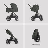 Silver Cross Cove 2 Ultimate Bundle inc Glide Car Seat & Base Plus - Pewter 3