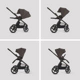 Silver Cross Cove 2 Ultimate Family Bundle inc Glide Car Seat, Approach Car Seat & Base Plus - Chocolate 5