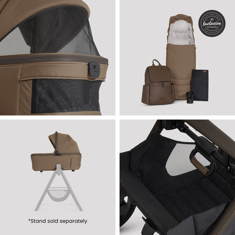Silver Cross Cove 2 Ultimate Family Bundle inc Glide Car Seat, Approach Car Seat & Base Plus - Maple 7