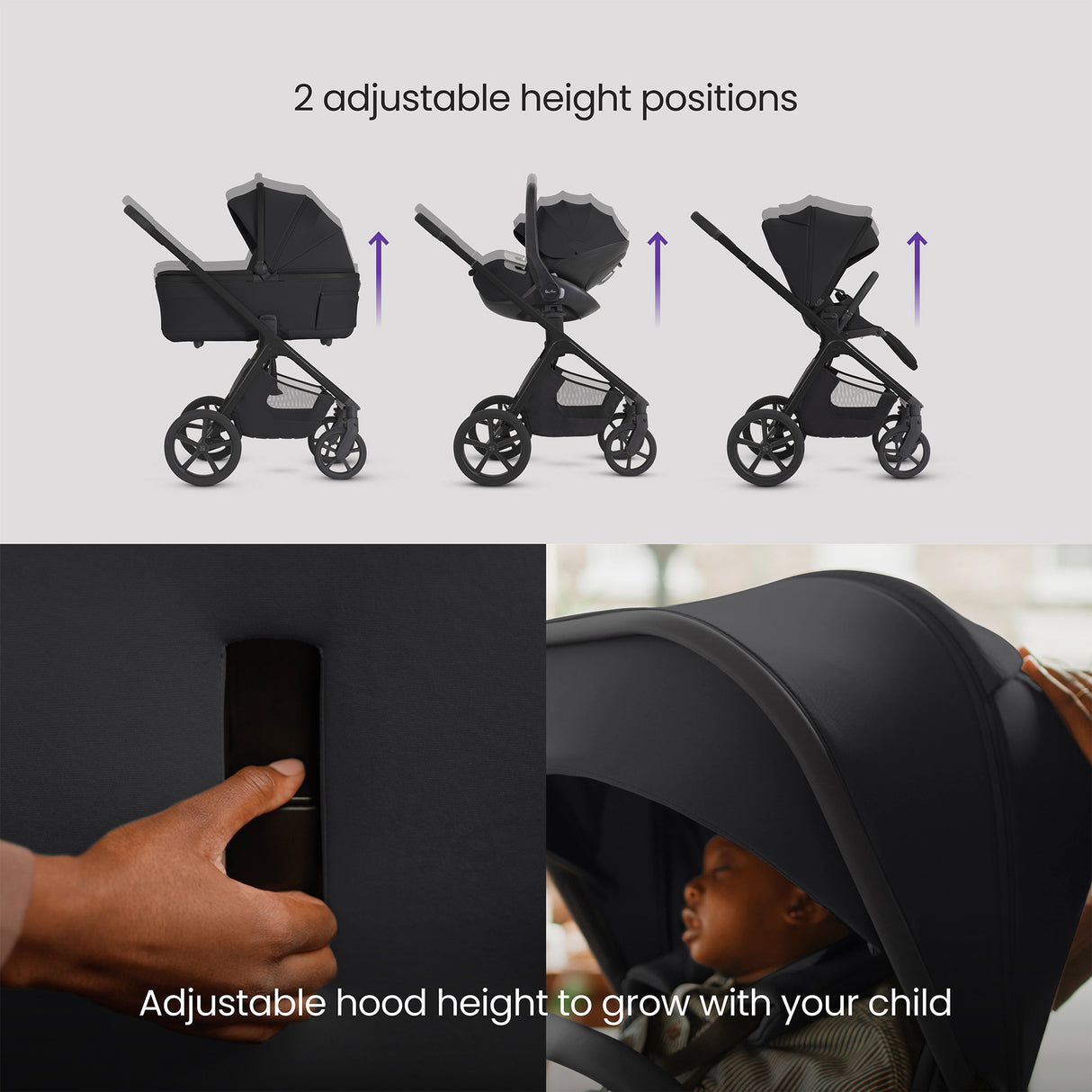 Silver Cross Cove 2 Ultimate Family Bundle inc Glide Car Seat, Approach Car Seat & Base Plus - Onyx 4