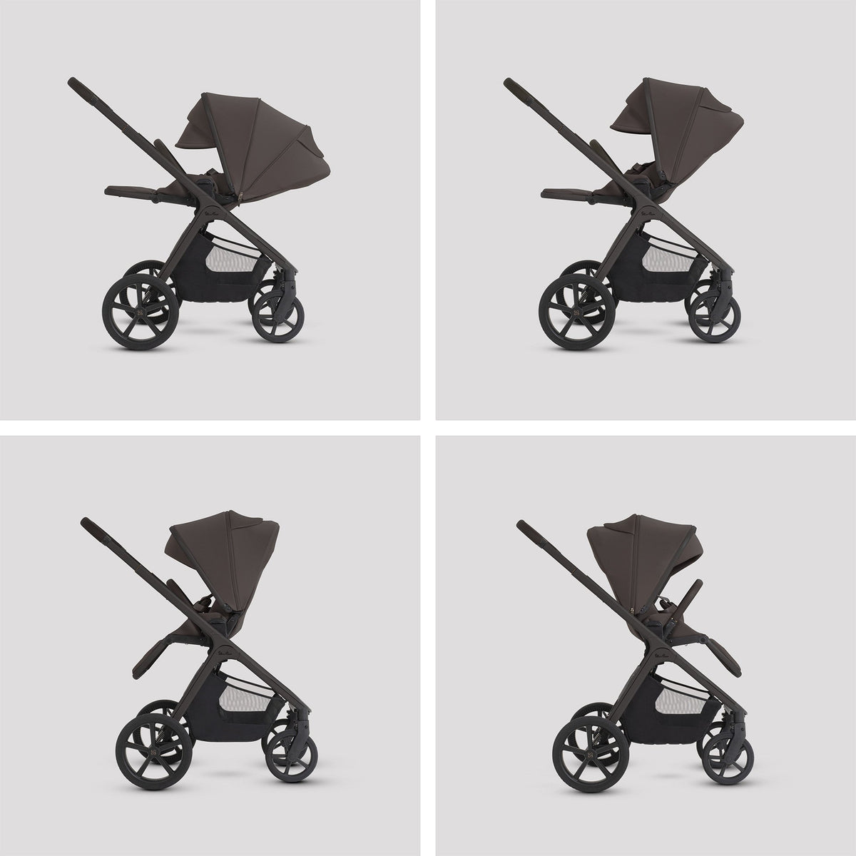 Silver Cross Cove 2 BeSafe Go Beyond 2 Car Seat and Base Travel System - Chocolate - Chocolate pushchair image 5