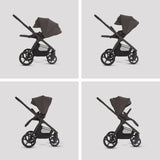 Silver Cross Cove 2 BeSafe Go Beyond 2 Car Seat and Base Travel System - Chocolate - Chocolate pushchair image 5