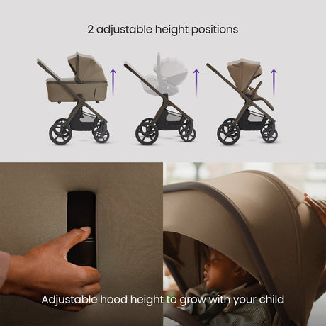 Silver Cross Cove 2 BeSafe Go Beyond 2 Car Seat and Base Travel System - Maple - Maple pushchair image 5