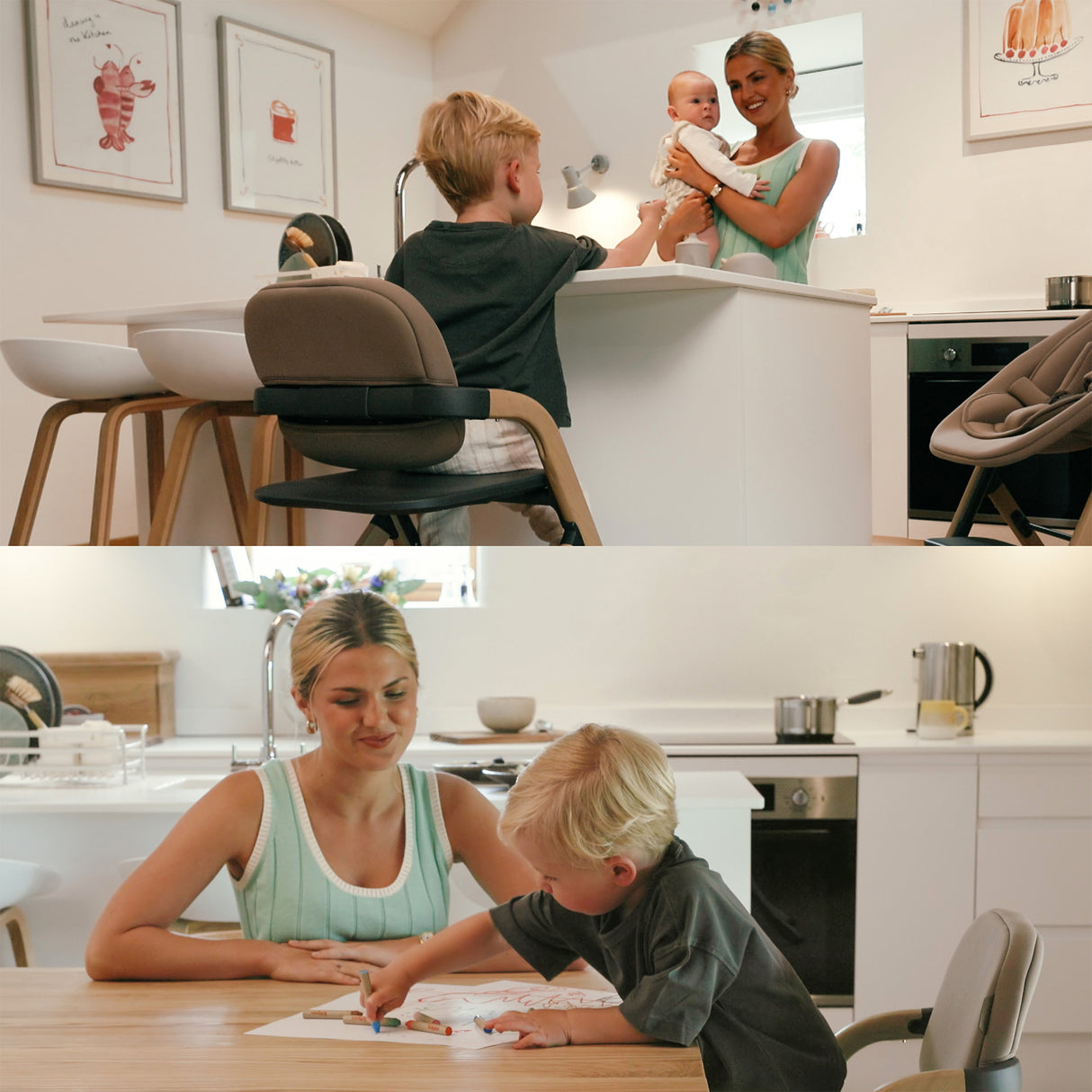 Silver Cross Nest & Nuture | 4 in 1 Highchair and Bouncer Bundle - Biscuit 8