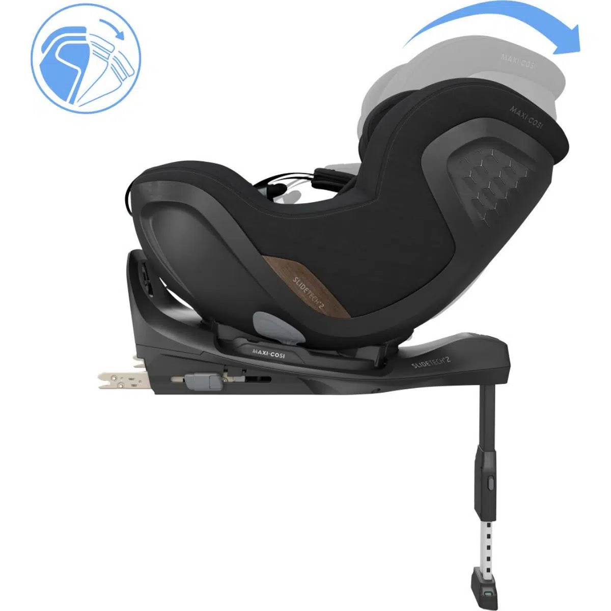Maxi Cosi Pearl Slide Pro 2026 Car Seat - Authentic Black