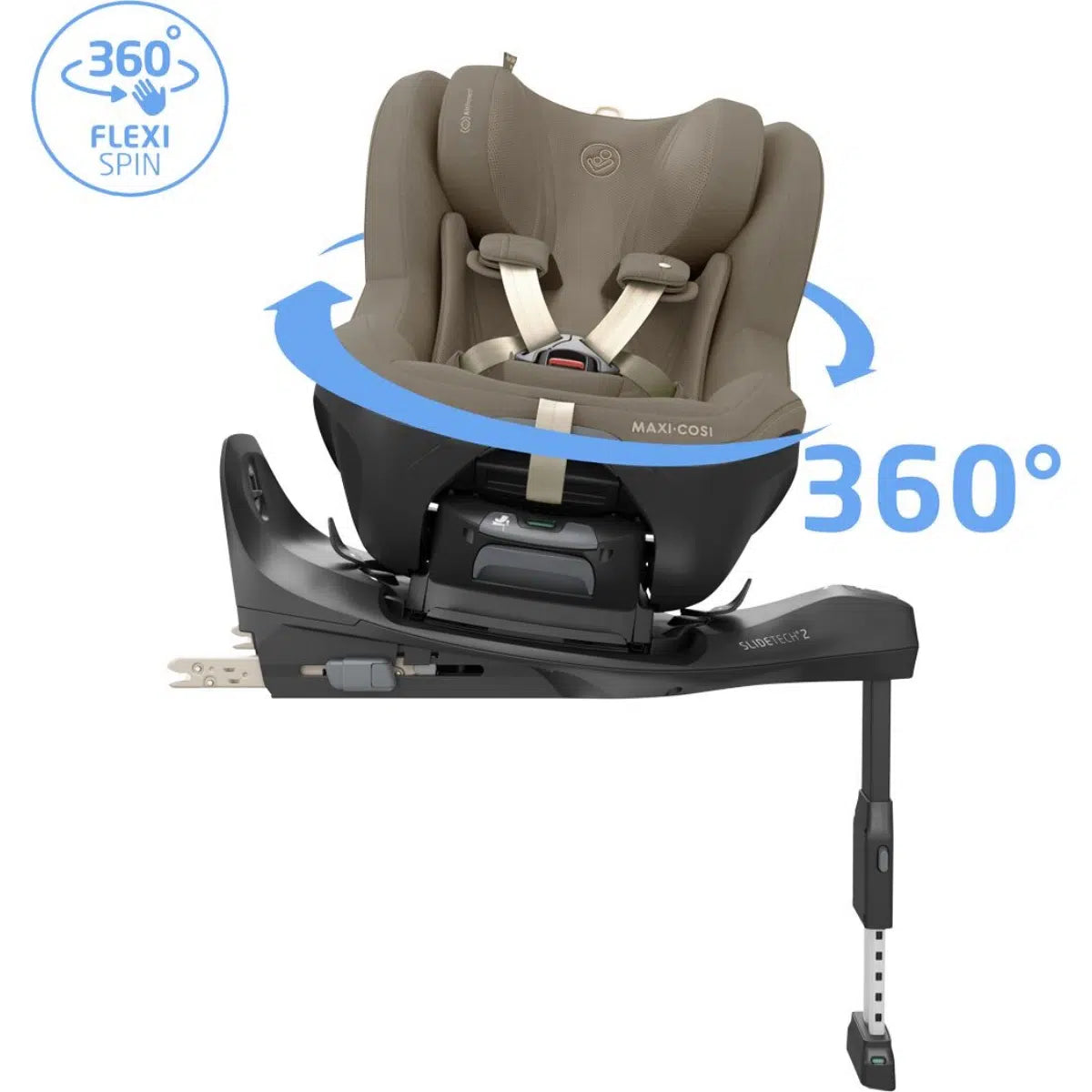 Maxi Cosi Pearl Slide Pro 2026 Car Seat - Authentic Truffle