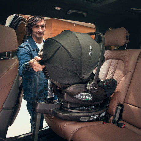 Nuna Mixx Next Travel System with ARRA Flex Car Seat, Curv ISOFIX Base & Stand - Caviar