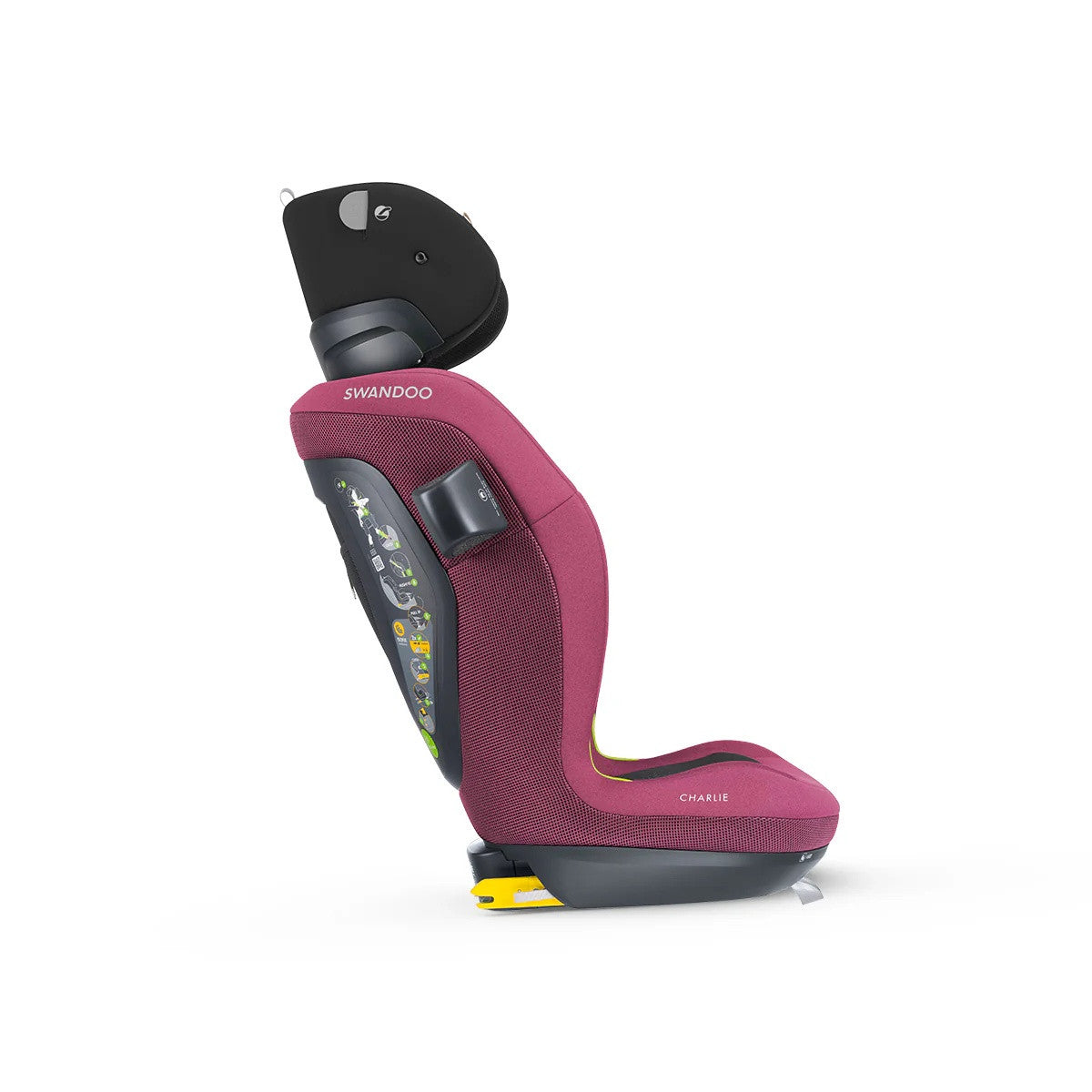 Swandoo Charlie 2026 Highback Booster- Playful Plum 5