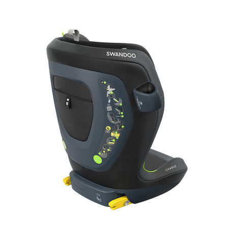 Swandoo Charlie High Back Booster - Chia Black