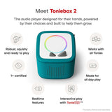 Tonies Toniebox 2 Starter Set with Creative Tonie Rubie - Tropical Teal