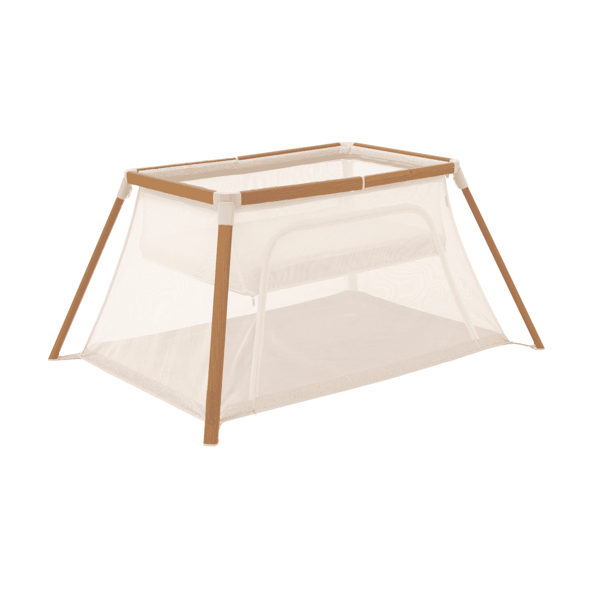 CoZee Go 3 1 Bassinet Travel Cot & Playpen – Scandinavian Walnut & Ecru