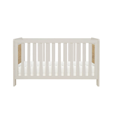 Tutti Bambini Alba Mini Cot Bed - White Sand & Distressed Oak