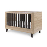 Tutti Bambini Como Cot Bed - Distressed Oak / Slate Grey