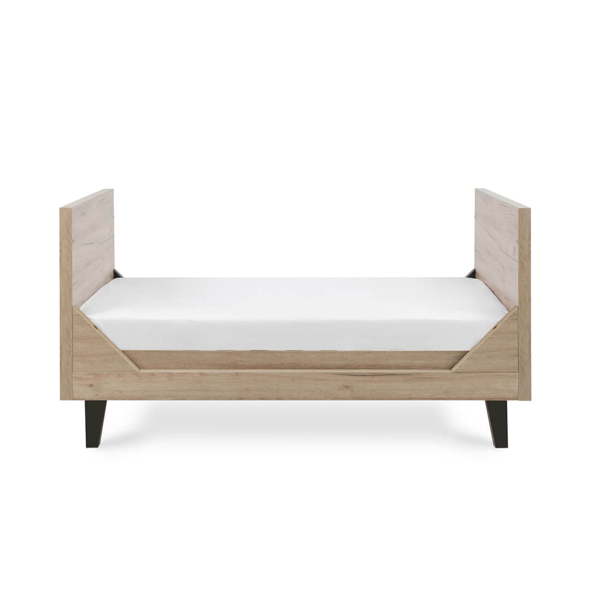 Tutti Bambini Como Cot Bed - Distressed Oak / Slate Grey