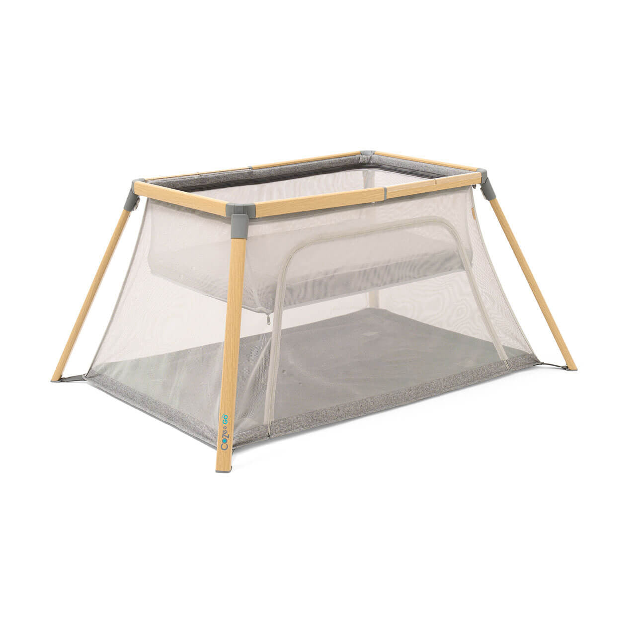 CoZee Go 3 1 Bassinet Travel Cot & Playpen – Oak &