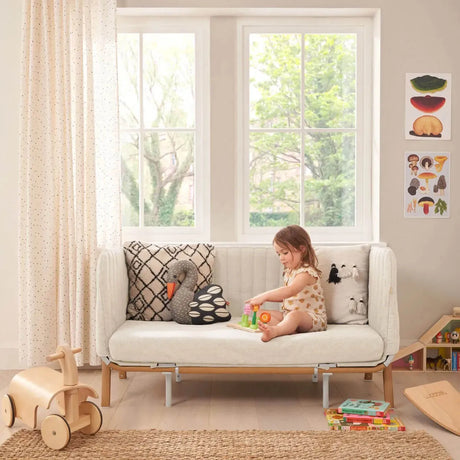 Tutti Bambini Cozee XL Junior Bed & Sofa Expansion Pack - Scandinavian Walnut & Ecru