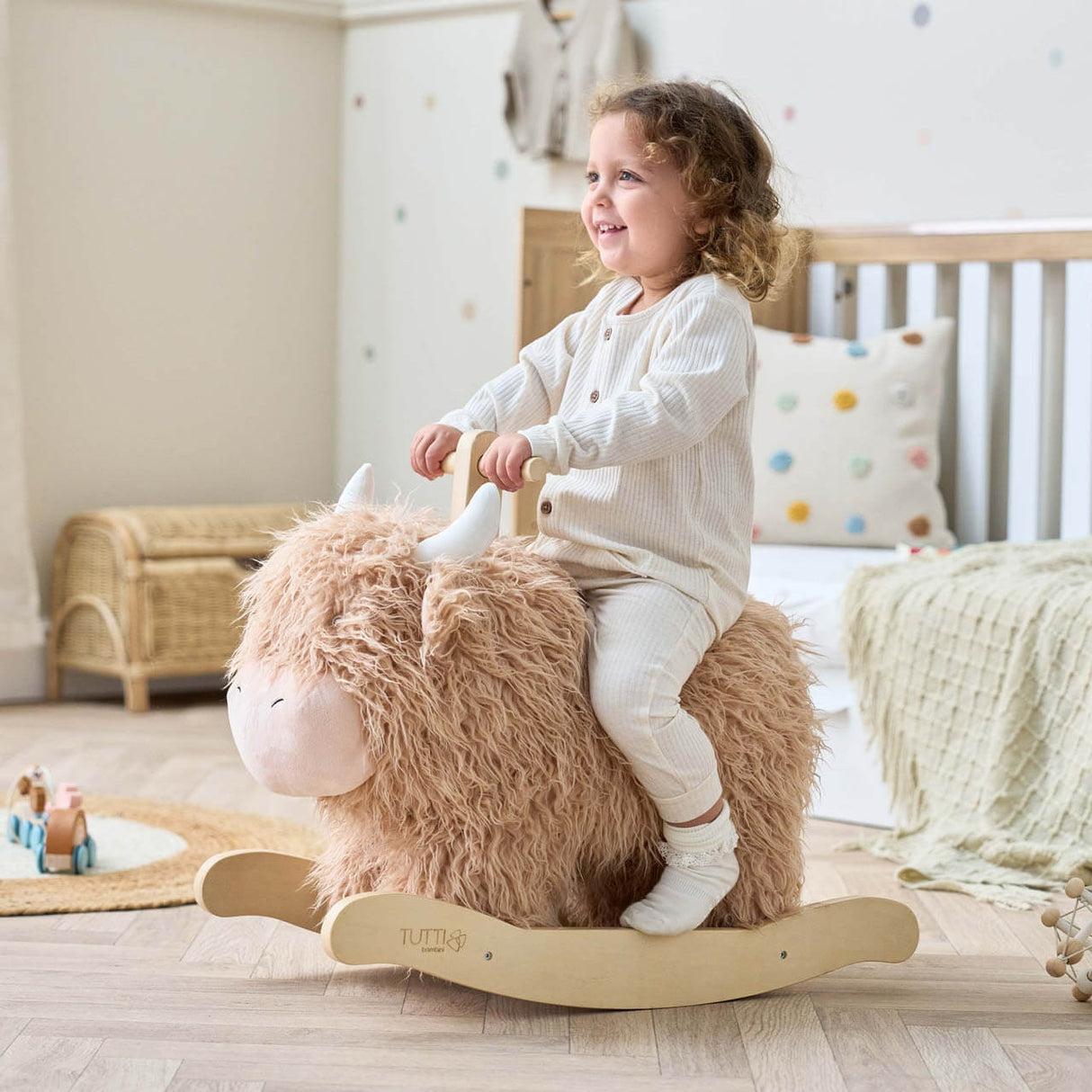 Tutti Bambini Baby Rocking Toy - Douglas the Highland Cow