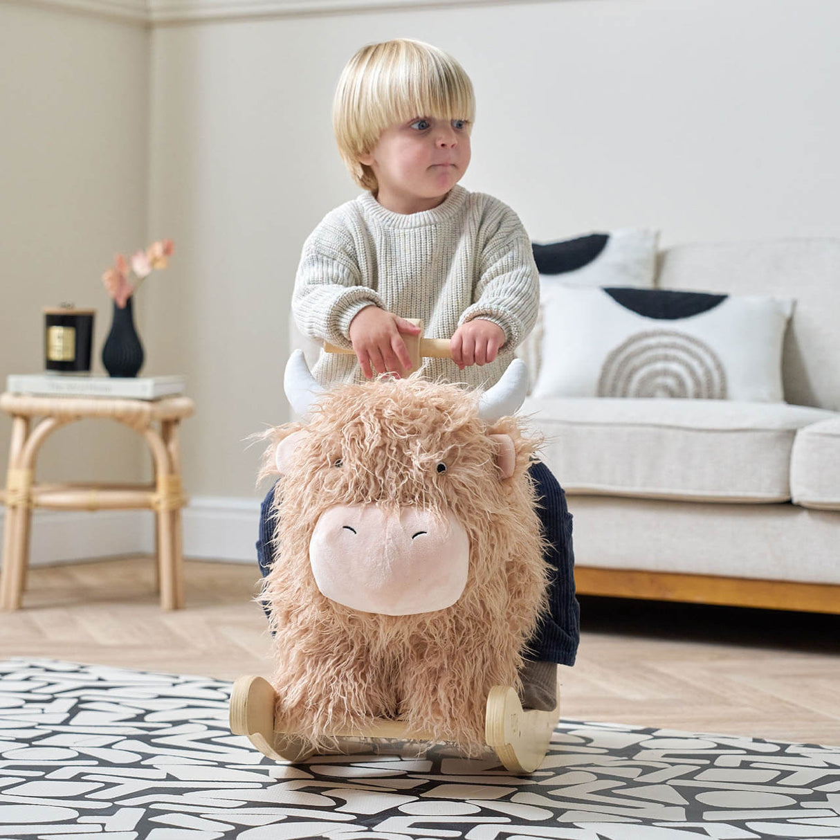 Tutti Bambini Baby Rocking Toy - Douglas the Highland Cow