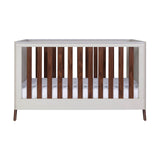Tutti Bambini Fuori Cot Bed - Warm Walnut/White Sand