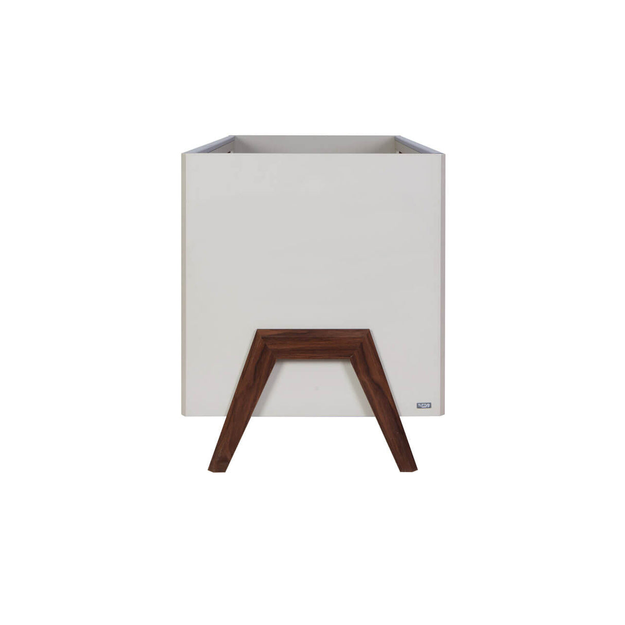 Tutti Bambini Fuori Cot Bed - Warm Walnut/White Sand