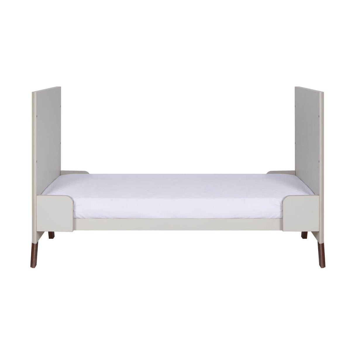 Tutti Bambini Fuori Cot Bed - Warm Walnut/White Sand