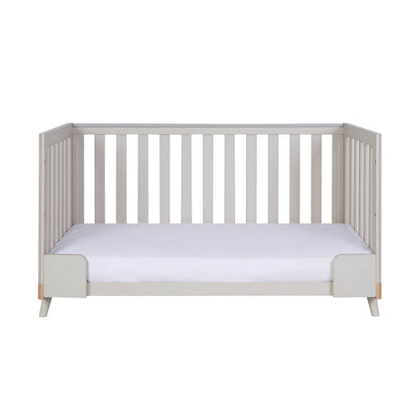 Tutti Bambini Hygge 2 Piece Nursery Furniture Set with Cot Bed and Dresser - Light Oak/White Sand