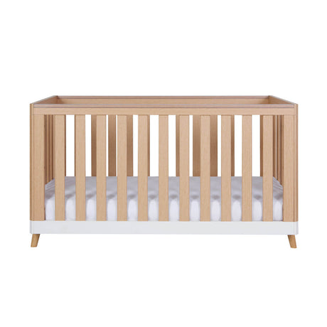 Tutti Bambini Hygge Cot Bed - White/Light Oak