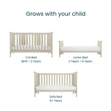Tutti Bambini Misha / Hallee 2 Piece Room Set - Mushroom / Golden Oak 3