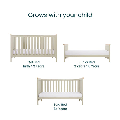 Tutti Bambini Misha / Hallee 2 Piece Room Set - Mushroom / Golden Oak 3
