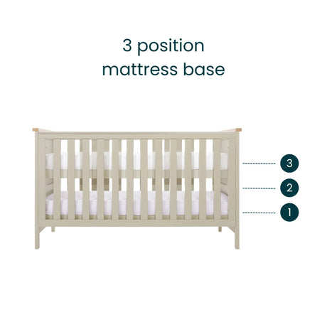 Tutti Bambini Misha / Hallee 2 Piece Room Set - Mushroom / Golden Oak 5
