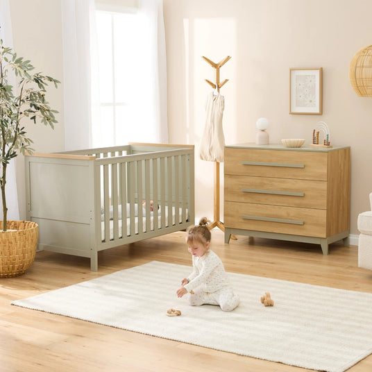 Tutti Bambini Misha / Hallee 2 Piece Room Set - Sage / Golden Oak 1
