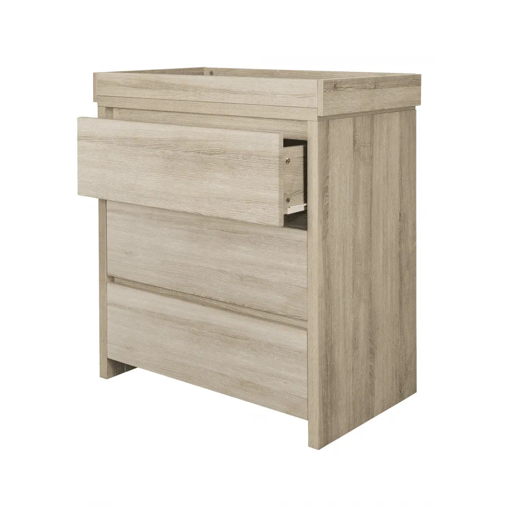 Tutti Bambini Modena 2 Piece Nursery Furniture Set with Cot Bed & Dresser - Oak