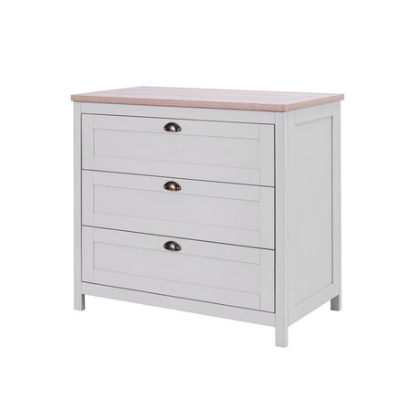 Tutti Bambini Verona Chest Changer - Dove Grey / Oak