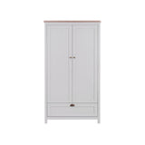 Tutti Bambini Verona Wardrobe - Dove Grey / Oak