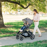 UPPAbaby VISTA V3 Travel System with BeSafe Go Beyond Car Seat and ISOFIX Base - Greyson