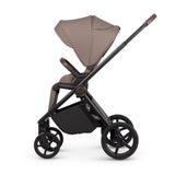 Venicci Claro 2 Plus Travel System with Accessories, Tiago Car Seat & ISOFIX Base - Almond
