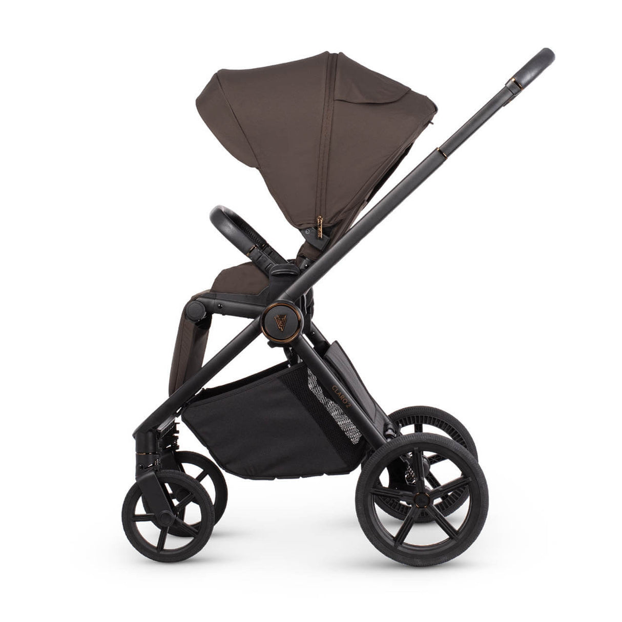 Venicci Claro 2 Travel System with Tiago Car Seat and ISOFIX Base - Chocolate