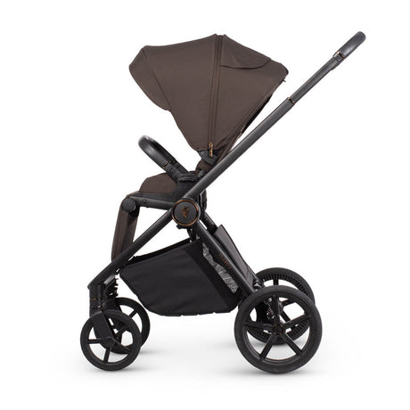 Venicci Claro 2 Plus Travel System with Accessories, Tiago Car Seat & ISOFIX Base - Chocolate
