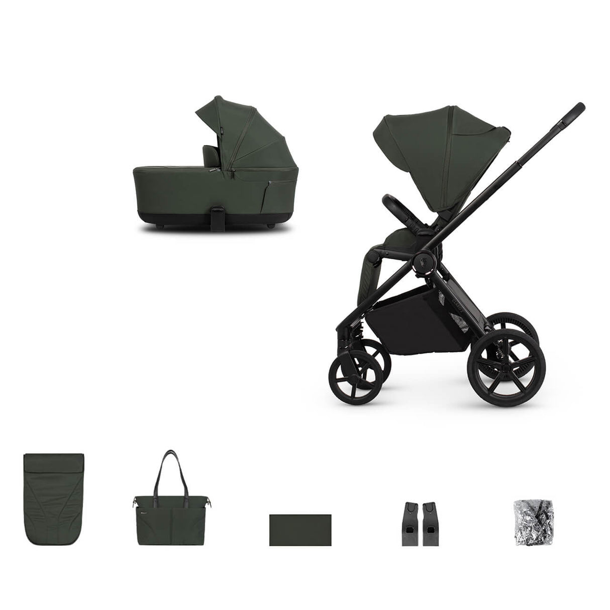 Venicci Claro 2 Pushchair Bundle with Accessories - Forest